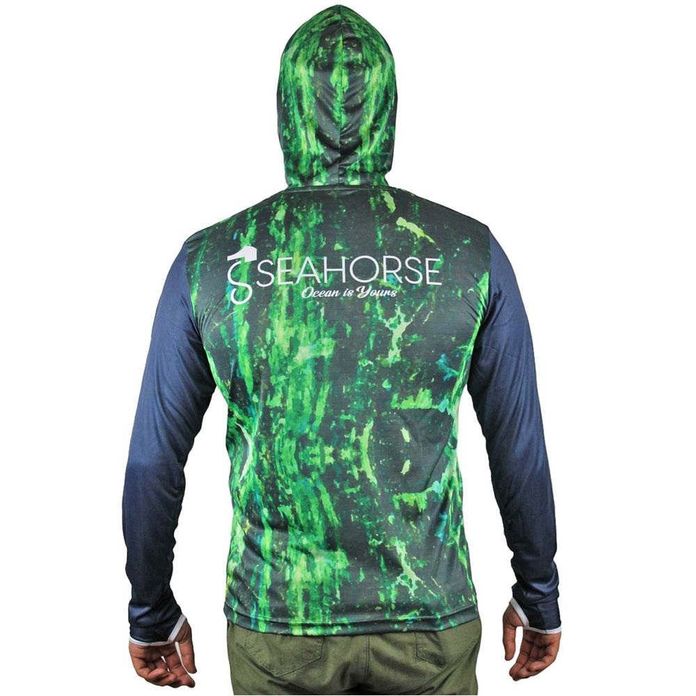 Sea Horse W.W Pro Angler Uv T-Shrt Green Volt