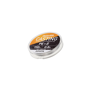 Gosen Answer Casting PE 8 Örgü Spin İpi 150mt Fine Silver Color