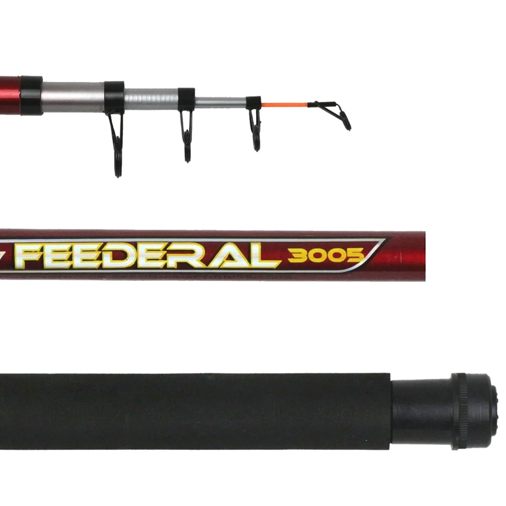 EUROFISH Federal 80-160g Teleskopik Kamış KIRMIZI
