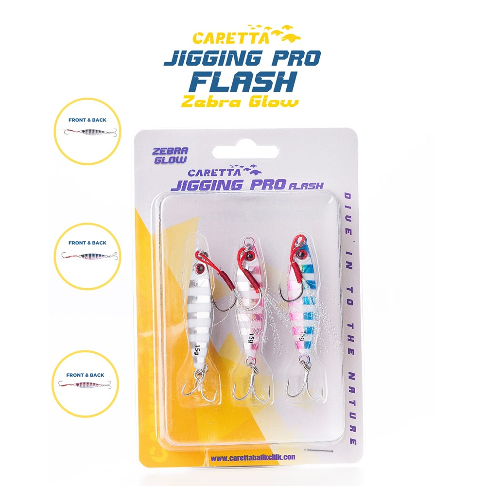 Caretta Jigging Pro Flash Jig Yem 10 G