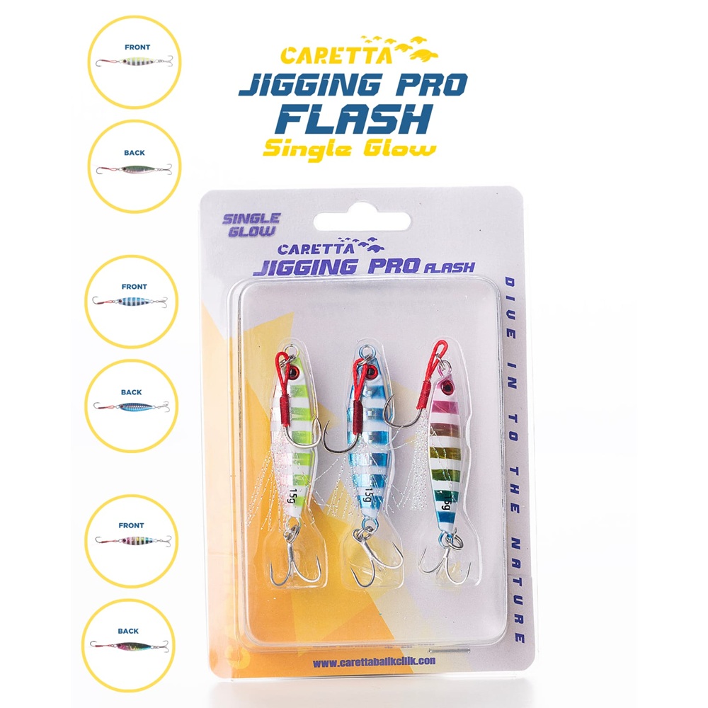 Caretta Jigging Pro Flash Jig Yem 10 G