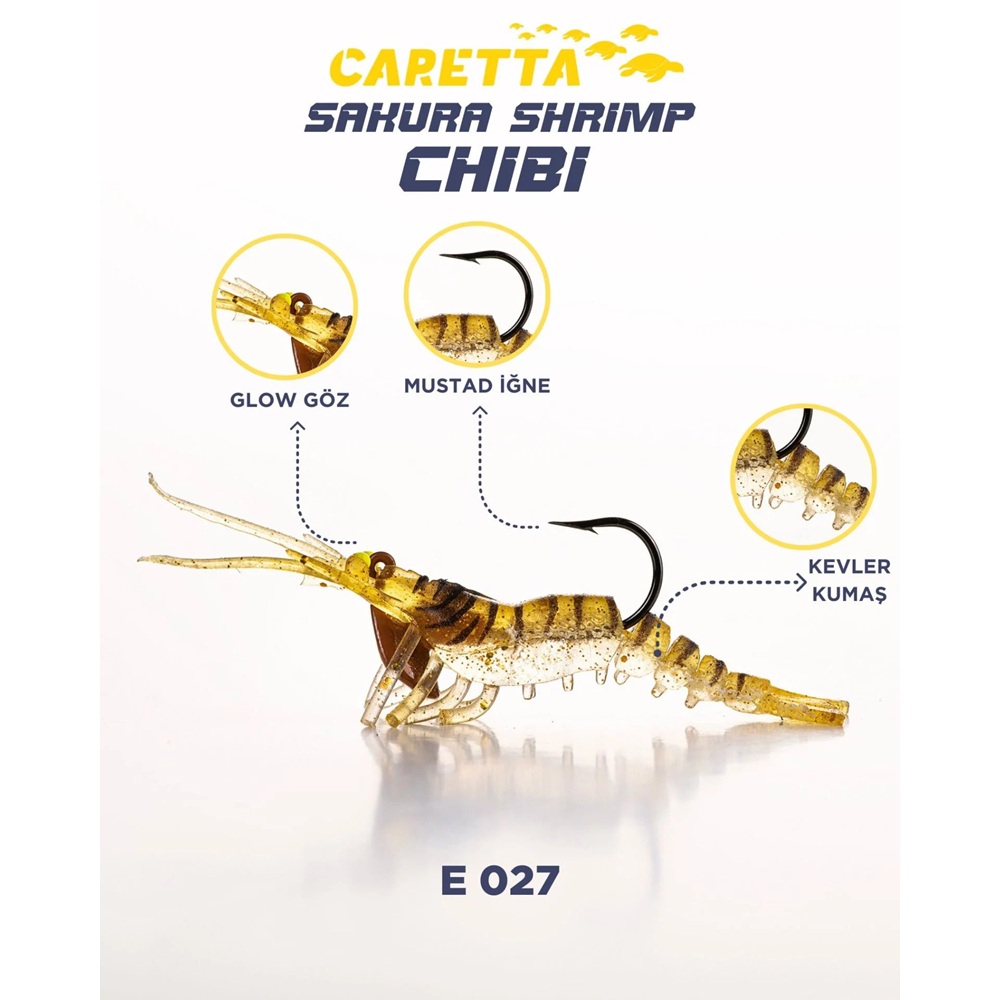 CARETTA SAKURA SHRIMP CHİBİ 3.7g 50mm